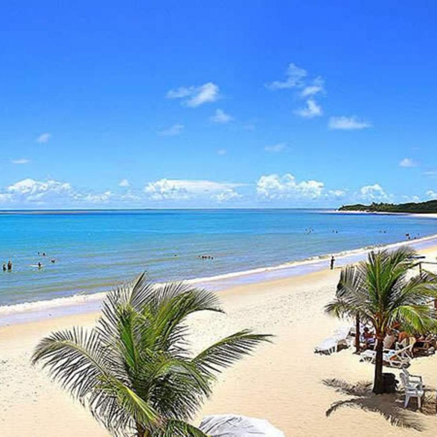 De Frente Pra Praia Apartamento Da Cris Taperapua - Condominio America Praia Flat Porto Seguro Exterior foto
